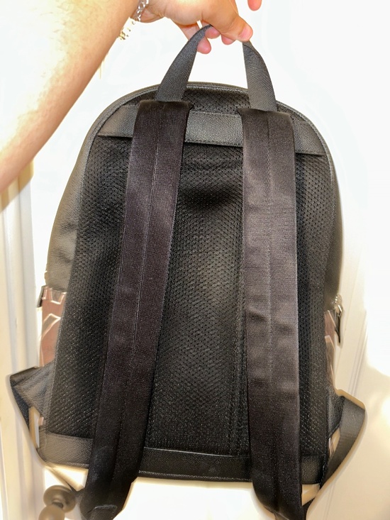 ?✨ Auth. Michael Kors Large Logo Backpack – Brown/Black MK Print Backpack ✨? main image 4
